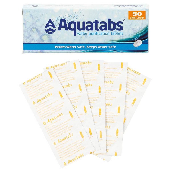 50 Stück Aquatabs Wasserfilter Tabletten