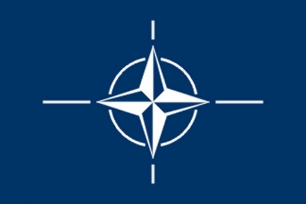 Flagge Nato, 100% reißfestes Polyester, 150x90cm