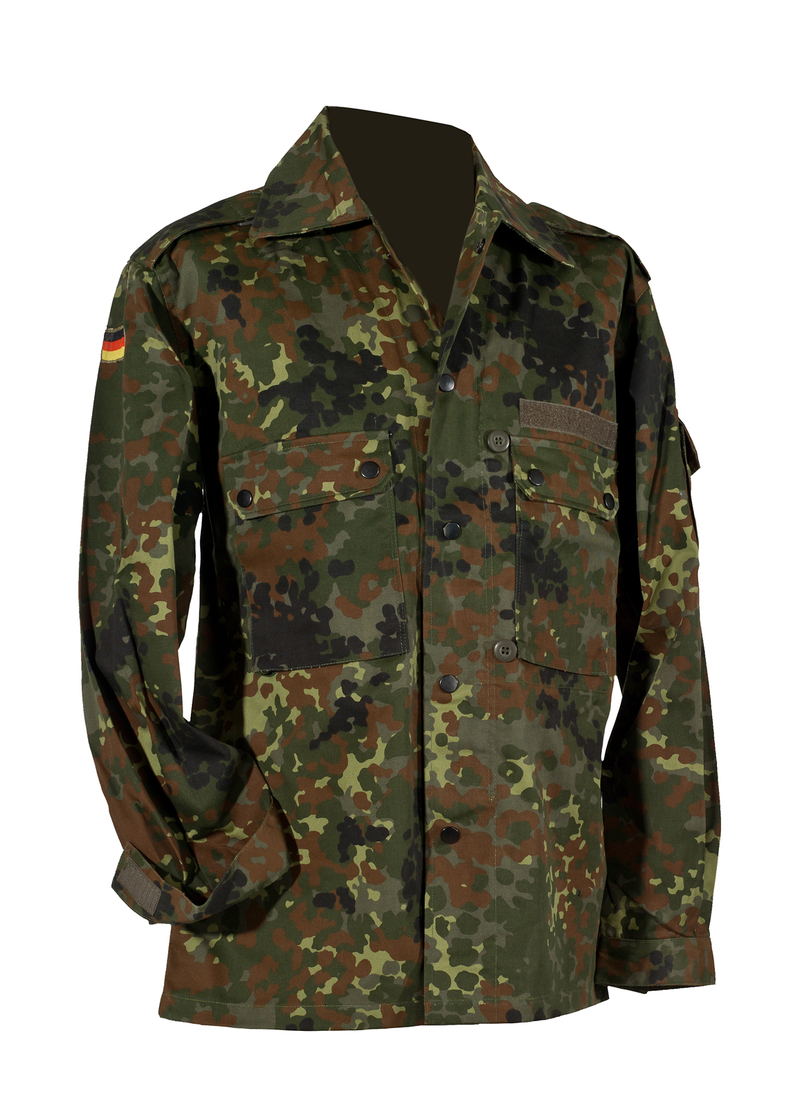 Original Bundeswehr Feldbluse Flecktarn BW Bluse Hemd Jacke