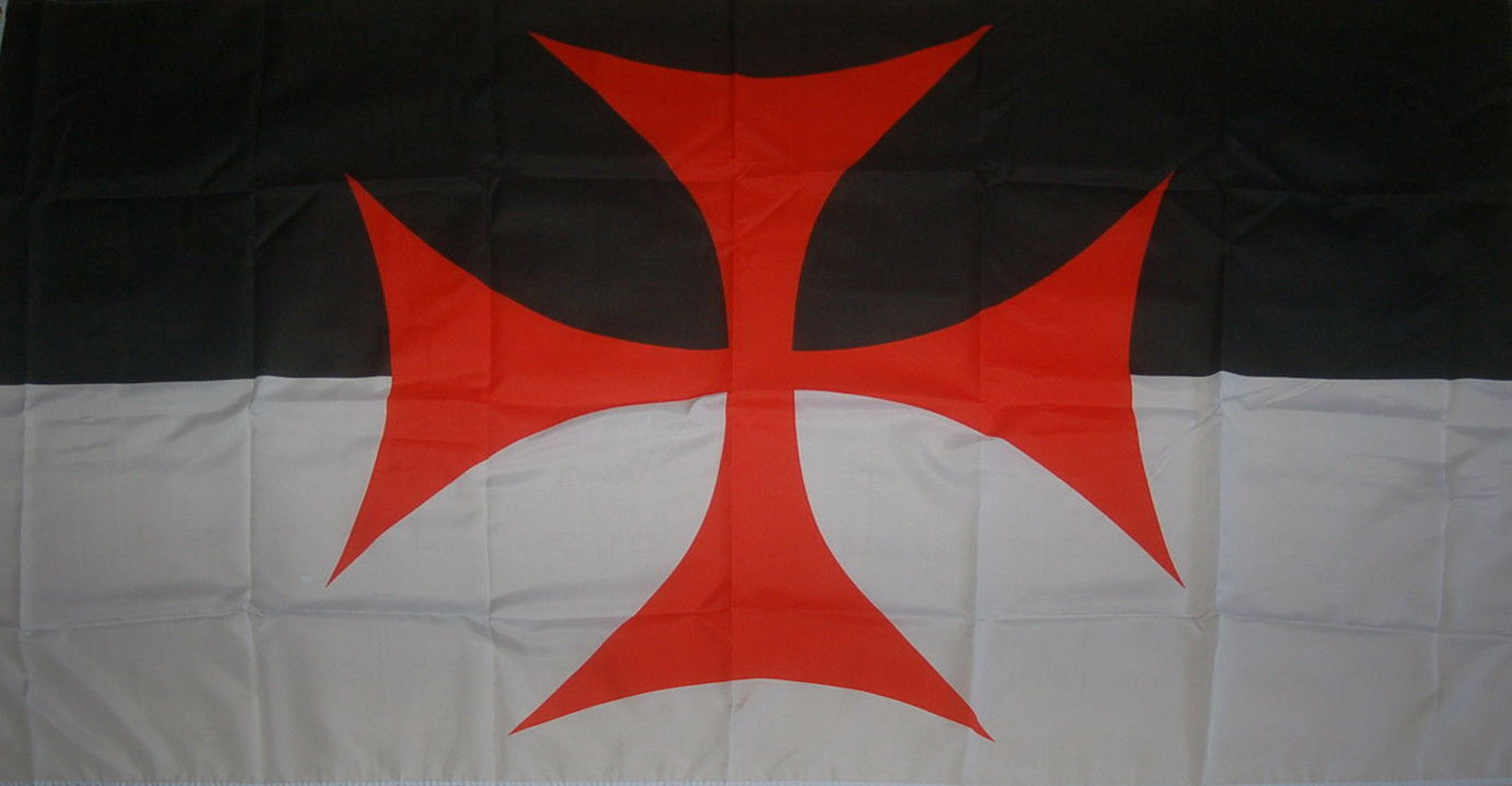 Kreuzritter Ritterorden Kreuzzüge Orden Ritter Kreuz  Flagge 150 x 90 cm  #341 